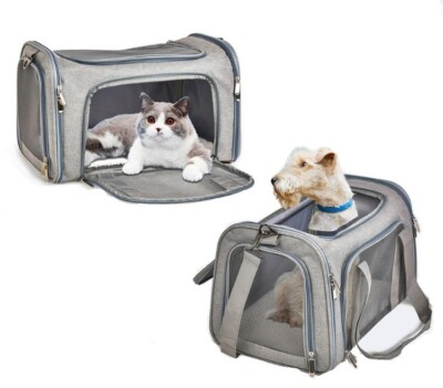 Cat Carriers  Airline Approved Dog Carriers Soft-Sided Pet Travel Carrier Rabbit