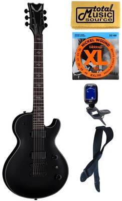 Dean TB SEL FL BKS Thoroughbred Select Guitar, Black Satin, Bundle