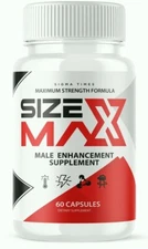 SizeMax Supplement for Men's Health, Size Max Male Performance Pills 60ct