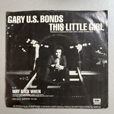 Gary U.S. Bonds This Little Girl / Way Back When EX/VG+ 45rpm 7'' Vinyl