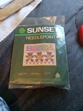 VTG 1983 I LOVE TEDDY BEARS NEEDLEPOINT KIT 5X7