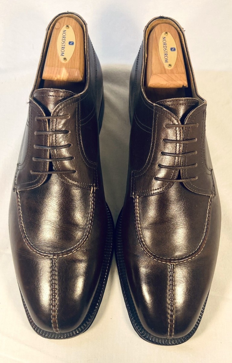 SUTOR MANTELLASSI Split Toe Apron Brown Leather Derby Men's SUTOR MANTELLASSI Split Toe Apron Brown Leather Derby Men's