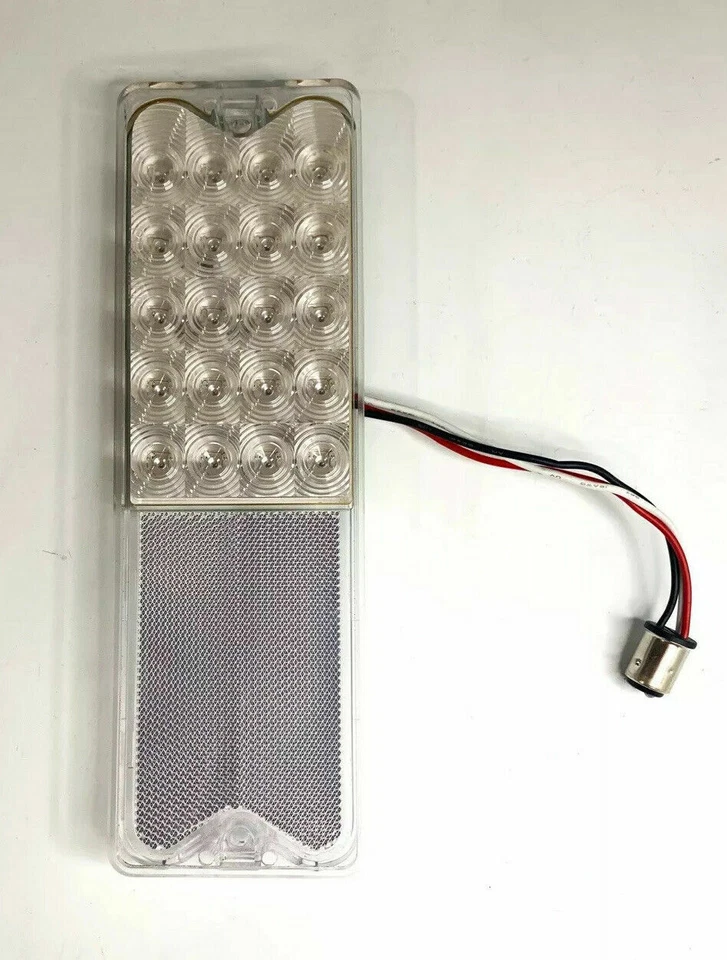 Par de luces traseras transparentes LED rojas para camioneta Chevy/GMC Fleetside 1967-72 Foto 4 de 4