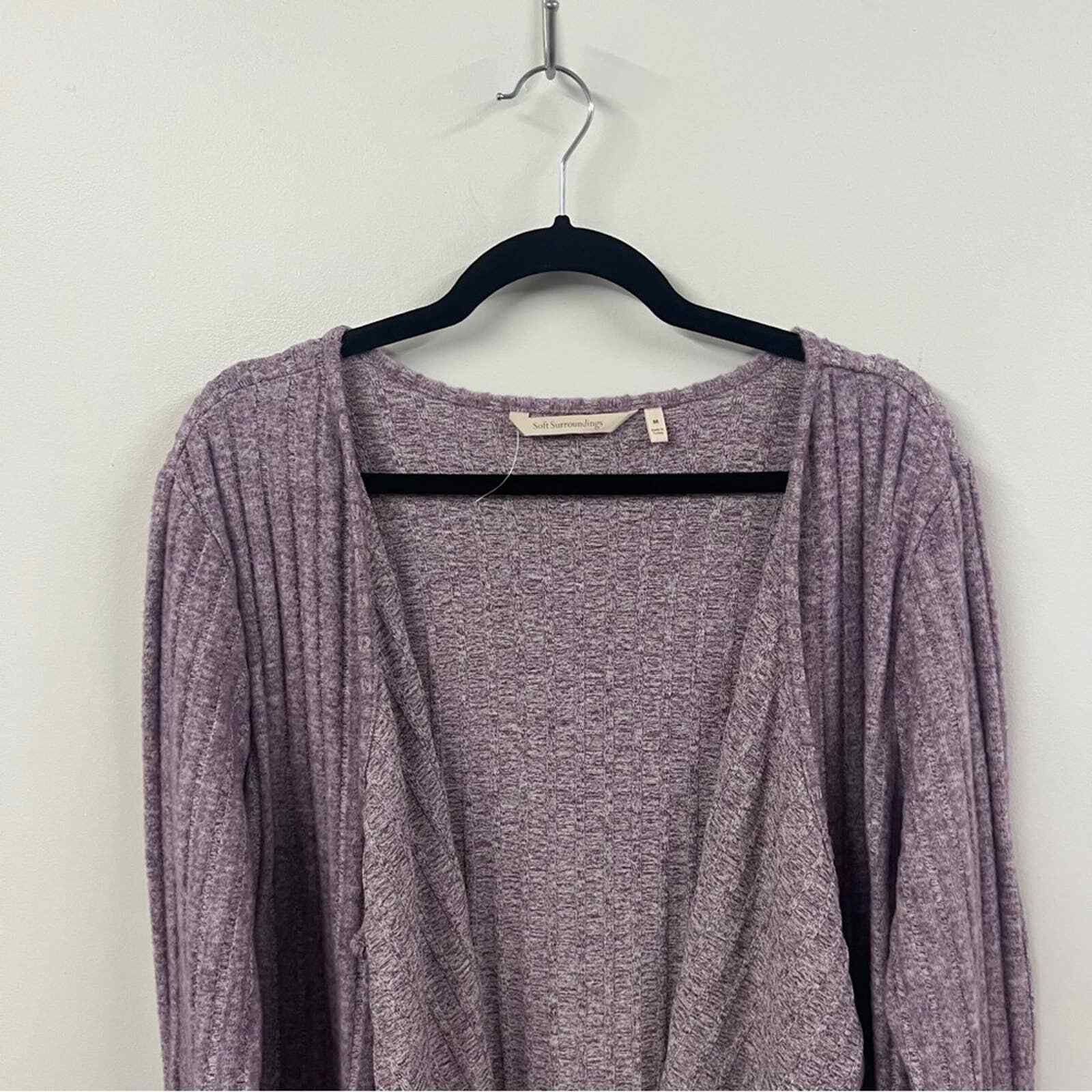 Soft Surroundings Cuddle Bug Ribbed Cardigan Woma… - image 3