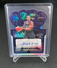 2021-22 Crown Royale ANDRE MILLER Crown Autographs  purple  /25