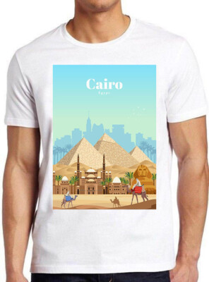 T-Shirt Kairo Ägypten Ägyptische Pyramiden Sphinx lustig Meme Vintage Geschenk M739