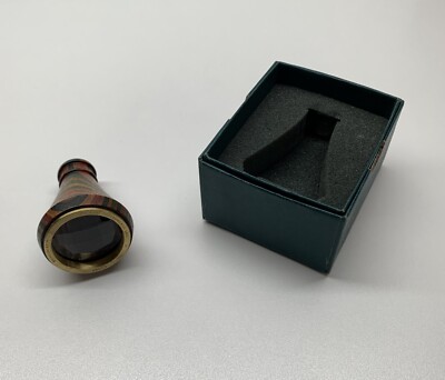 Vintage Van Cort Instruments 1987 Wood Prism Dioptric Kaleidoscope