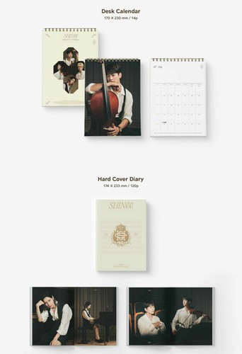 SHINEE 2022 SEASON’S GREETINGS Calendar+Diary+Card+Poster+Sticker+Brochure+etc - Picture 3 of 10