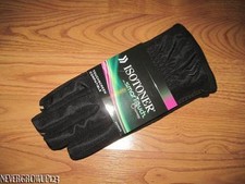 WOMENS LADIES ISOTONER SMARTOUCH GLOVES XS/S M/L BLACK NWT