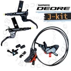 SHIMANO Deore Disc Brake 4-Pistons BL-M6100 + BR-M6120 LF & RR Set 1000mm/1700mm
