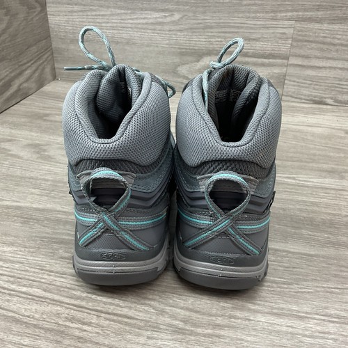 Keen Ridge Flex Mid Boots Womens Sz 9.5 Waterproof Hiking Grey Boot NEW (KZ5) - Picture 4 of 6