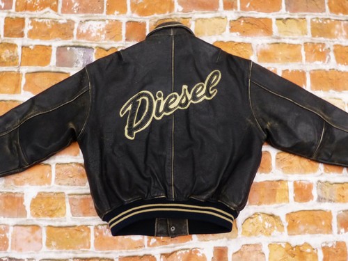 Diesel Varsity Casual Leather Jacket 