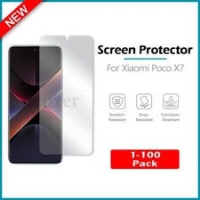 1-100 LOT LCD Ultra Clear HD Screen Protector for Android Phone Xiaomi Poco X7