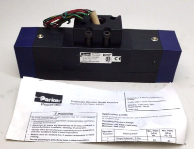 Parker H25WXBGHB9B Pneumatic Valve 24VDC 1.8W 145 Psi Shrader Bellows