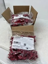 500 Pcs Cat6A Cat7 Cat8 Strain Relief Boot, RJ45, Red, Siemon MC-BOOT-03-100