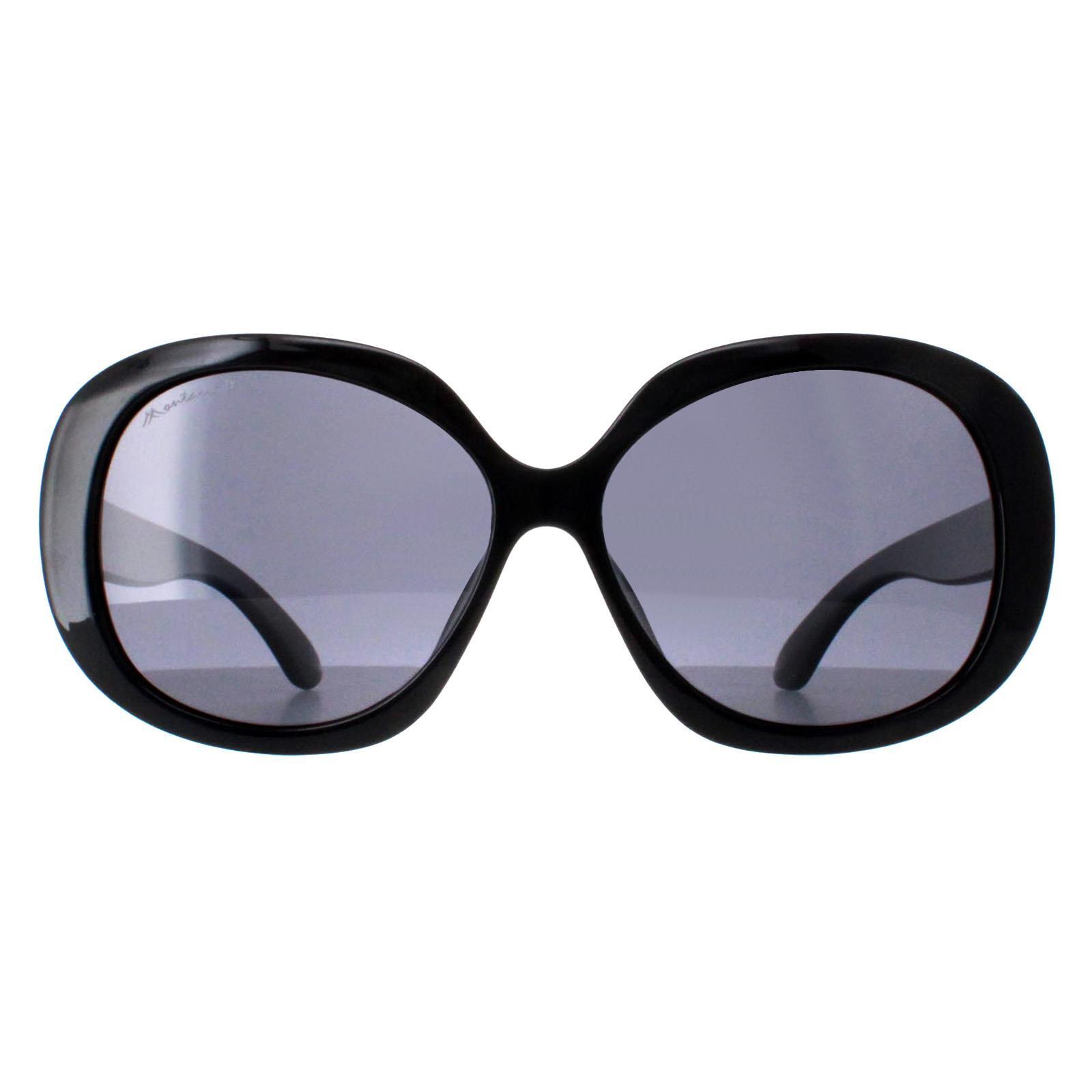 Montana Sunglasses MP63  Shiny Black Smoke Polarized