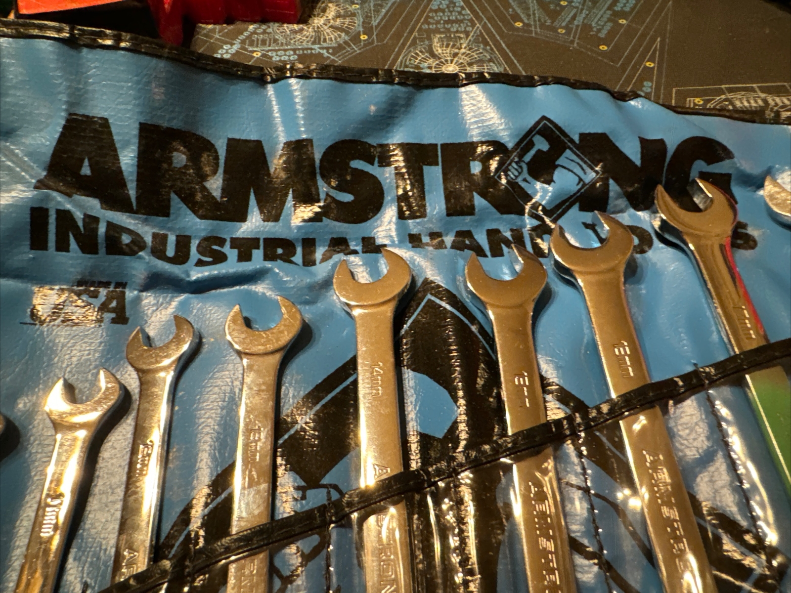 Armstrong Industrial Tools 9 Piece Metric Ratcheting Combination Set 1810mm eBay