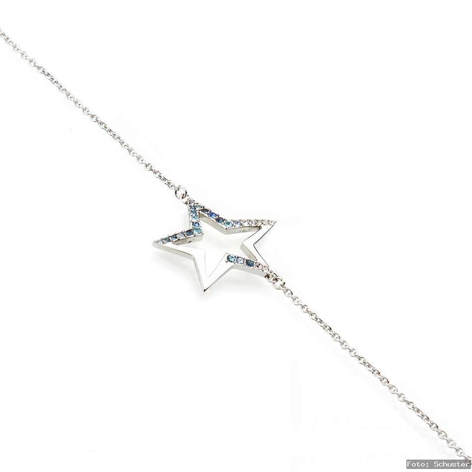 Bracelet Thierry Mugler T51102BZ en argent argenté et strass scintillants