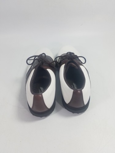 FootJoy eComfort 11.5M Mens Golf Shoes w/ Cleats Brown & White 57817 Worn Once - Picture 7 of 10