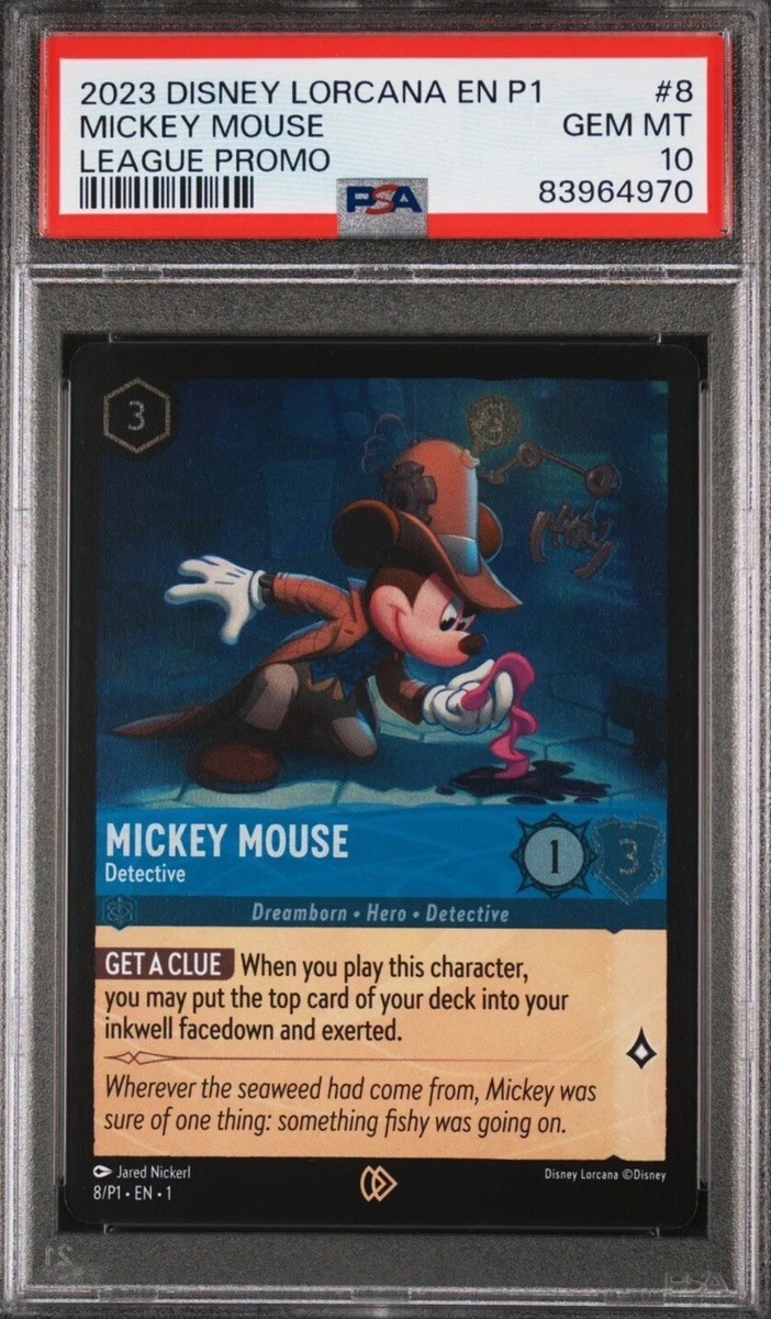 PSA10Disney Lorcana ミッキーマウス #210 808 PSA10Disney Lorcana ミッキーマウス #210 808