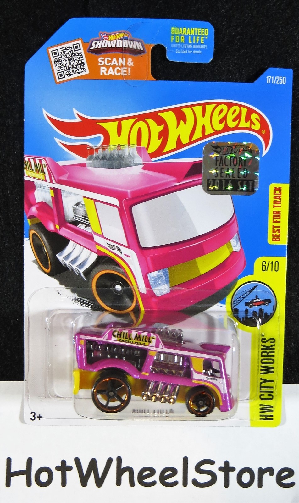 2016  Hot Wheels  Pink  Chill Mill From  Factory Sealed Set  Card #171   HW-14