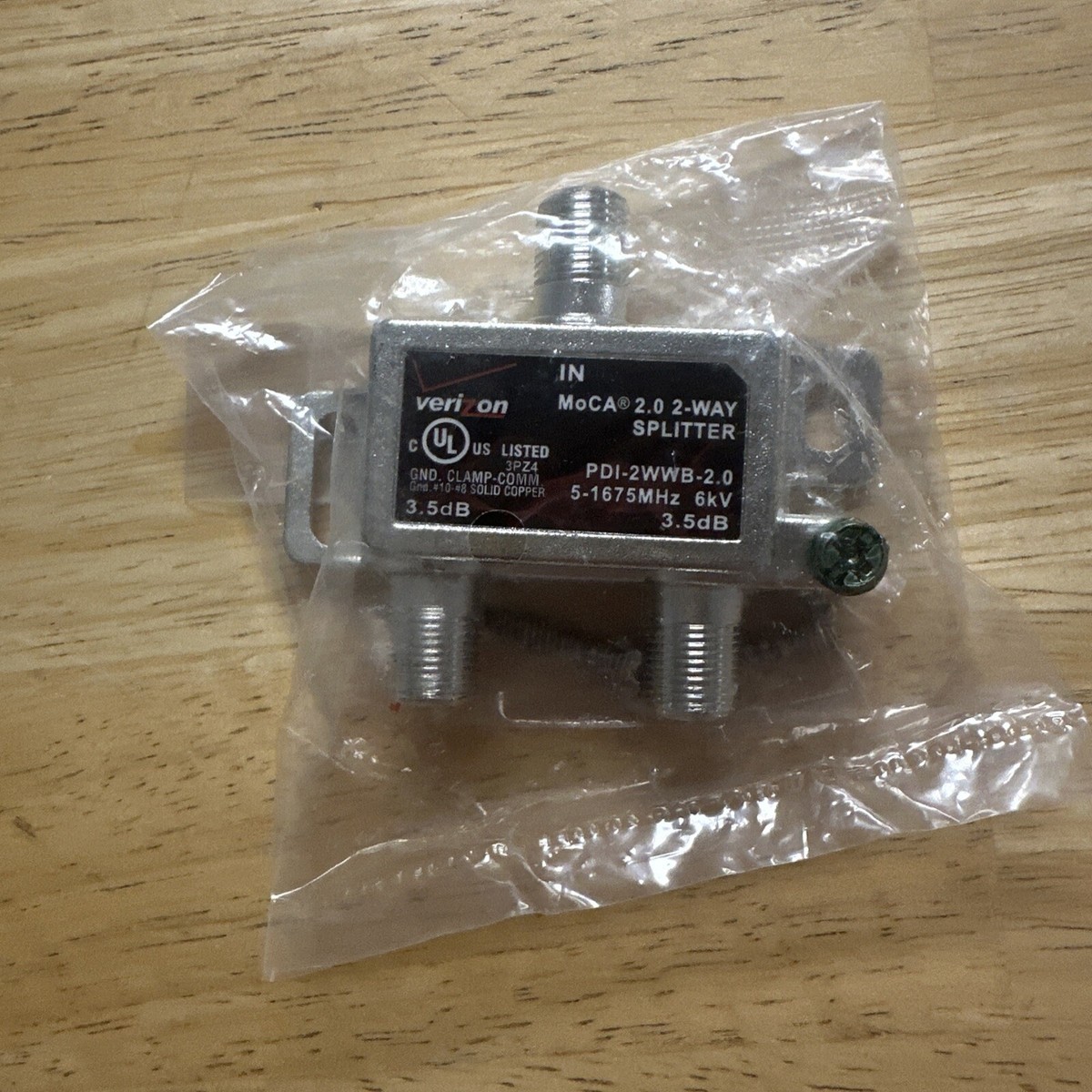 Coax Splitter Way Verizon FiOS MoCA Splitter