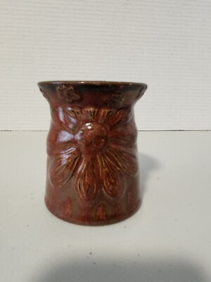  Scentsy Rust Red SunFlower Wax Warmer 19032 Boho Chic Plug-in 