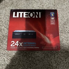 Lite-On 24x High Speed SATA Internal DVD/CD Writer Model iHAS324 Open Box