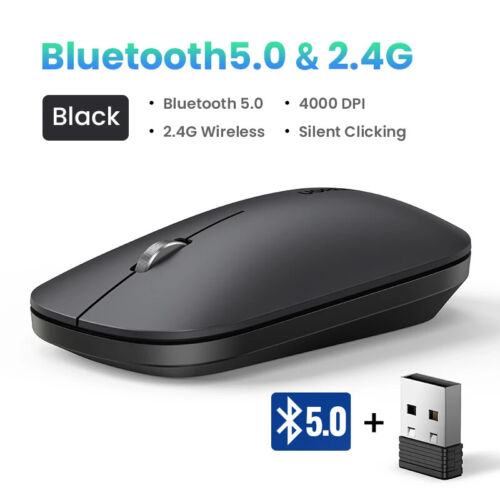 Wireless Mice 40db For MacBook Pro M1 M2 iPad Tablet Computer Laptop PC 2.4G - Picture 7 of 29