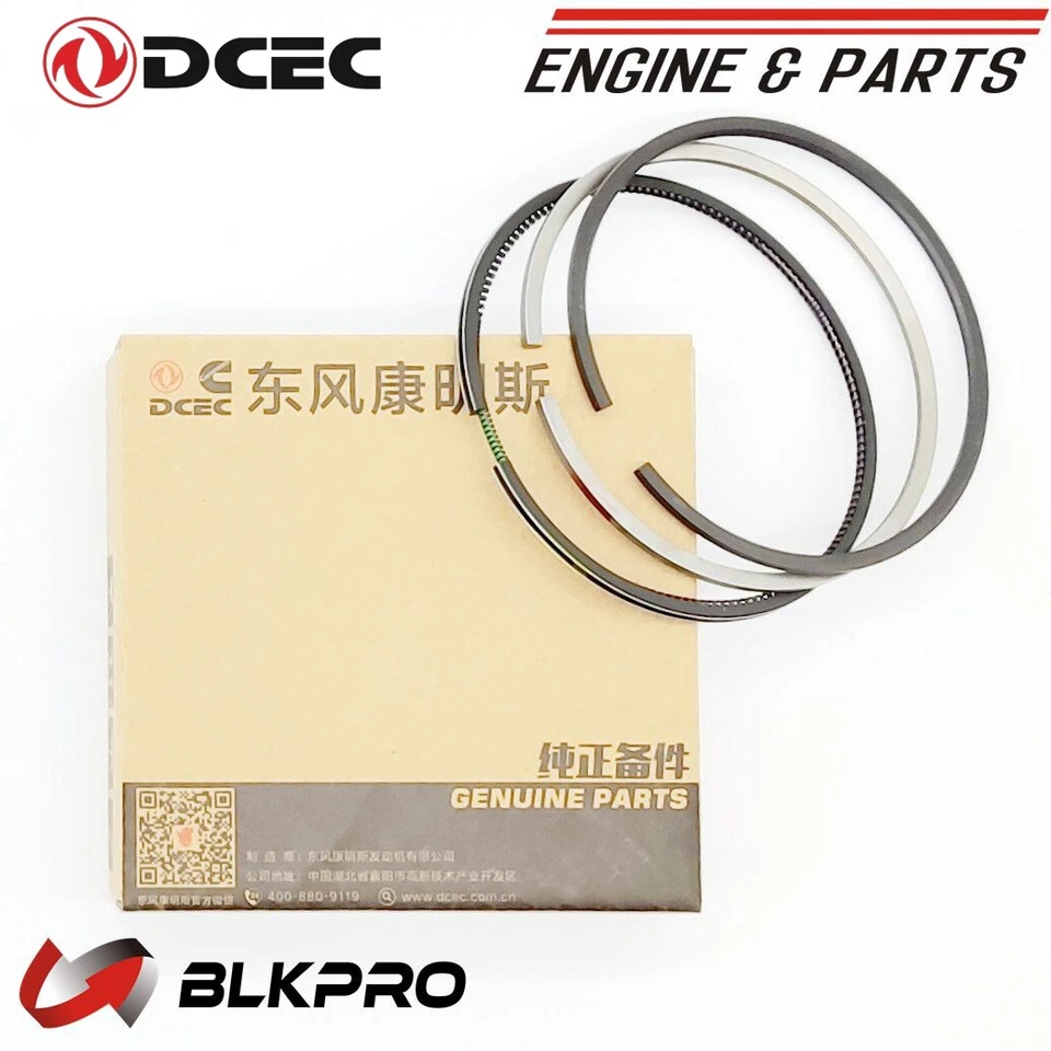 Juego de anillos de pistón DCEC Cummins originales para Dodge Ram 5,9 L 12 V 89-98,5 3802421 Foto 4 de 4