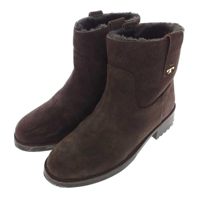 tory burch fur lined boots