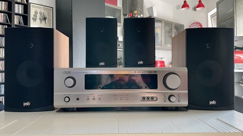 home theater denon / sintoamplificatore AVR-1404 + 5 casse PSB - Foto 6 di 7