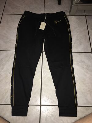 Karl Kani Mens Joggers Mens Sz Large Black BNWT 