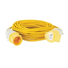 Image of Defender E85235 110V Extension Lead Yellow 2.5mm�, 32A, 14m