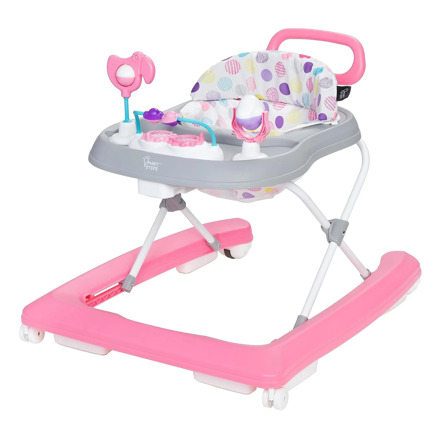 2-In-1 Activity Walker w/ Deluxe Removable Toy,Walk-Behind Bar,Adjustable Height
Opens in a new wind