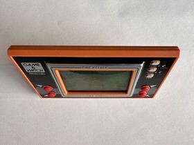 Nintendo Game & Watch-FIRE ATTACK- ID-29-Wide Screen-1982-Box-Pink Insert 