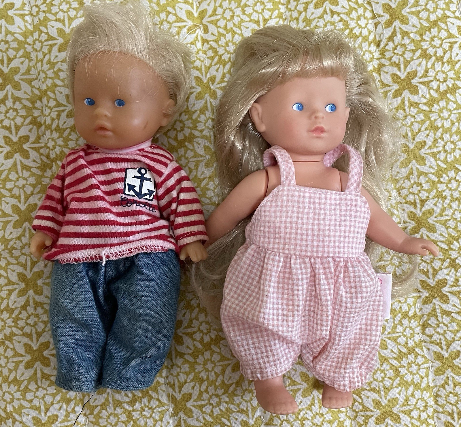 Vintage Corelle Dolls. Lot of 2 , Boy And Girl