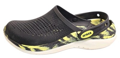 CROCS LiteRide 360 Black Marbled Unisex Clogs Mens Size 7, Womens Size 9 207634