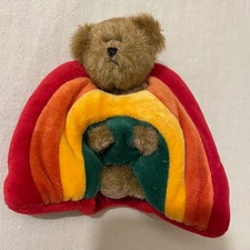 Boyds The Head Bean Collection Aprilbeary Mini Rainbow Peeker 1988-2003