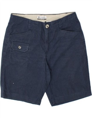 Columbia Damen Cargoshorts US 6 Medium W30 marineblau Baumwolle BO33