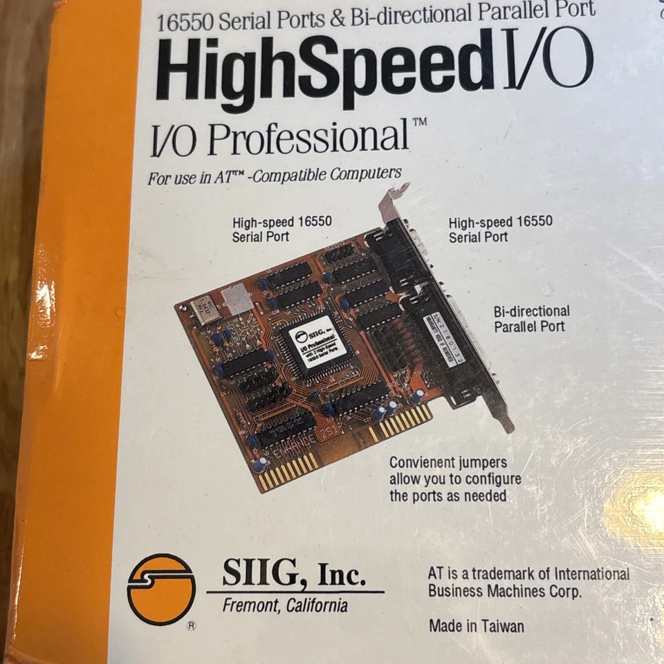 SIIG HighSpeed I/O Professional High speed serial Ports 16550 SKU 7197 - Image 4 of 4
