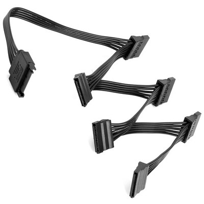 15 Pin SATAPowerSplitter Adapter Cable 1 Male to 6 Female, SATA Power Cable V...