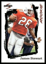1995 Score #275 James Stewart Rookie RC Minnesota Vikings football card. rookie card picture