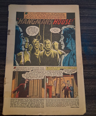 House of Mystery #29 (DC Comics August 1954) Coverless Good Reader Comic