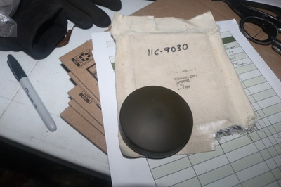 #ad NOS 1932 48 Ford pickup gas cap 11C 9030 C OD painted military $18.24