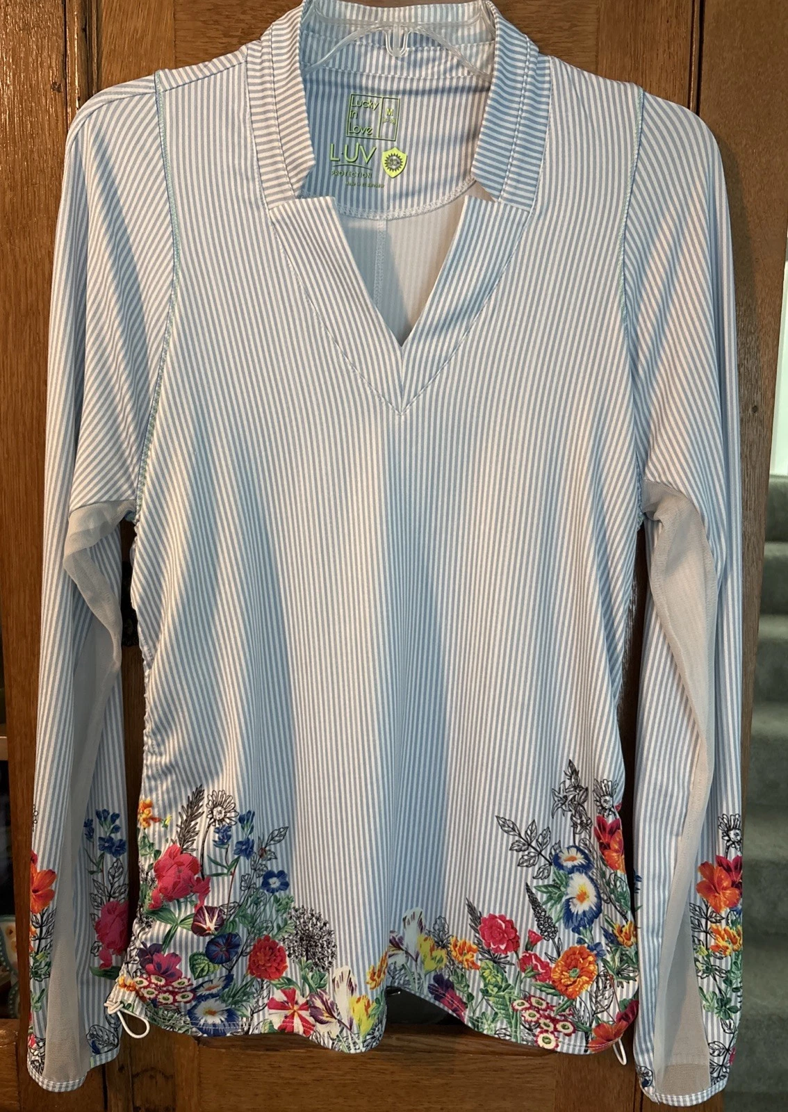 Lucky In Love 50+ UPF Protection Long Sleeve Top Size M (8-10)
