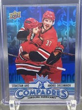 2025-26 Upper Deck Series 1 - Compadres Sebastian Aho, Andrei Svechnikov #CM-9