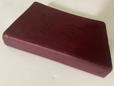 The Message-NKJV Parallel Bible Burgundy Leathersoft Thomas Nelson ~ GOOD