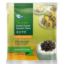 C-Weed Snack Roasted Korean Seaweed Flakes - 3 x 80g