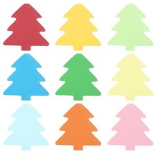 Bulletin Cutouts Paper, 180 Pcs Tree Shaped Bulletin Board Paper Cut Outs Dec...